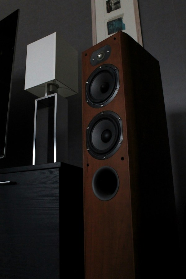 an audio system in a room, demonstrating High-End Interior Design