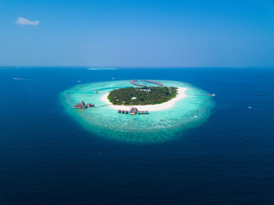a private island reachable to Yachts